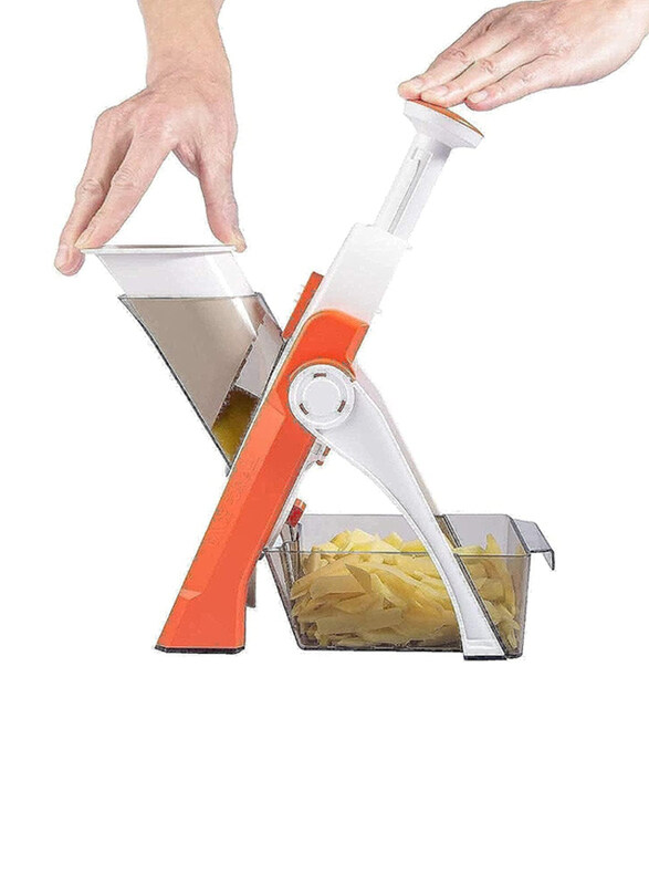 

Markq 4 Modes Mandoline Food Slicer, Orange
