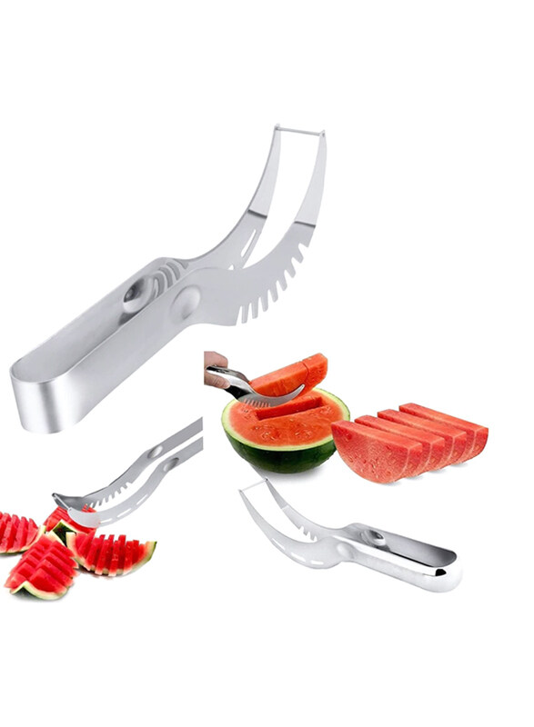 

Markq Stainless Steel Watermelon Slicer Cutter, Silver