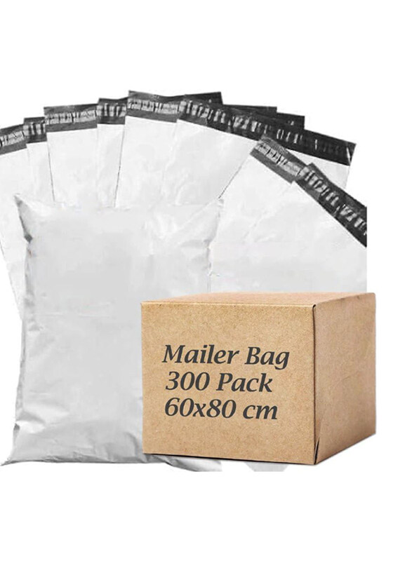

Markq Poly Mailers Bags, 60 x 80cm, 300 Piece, White