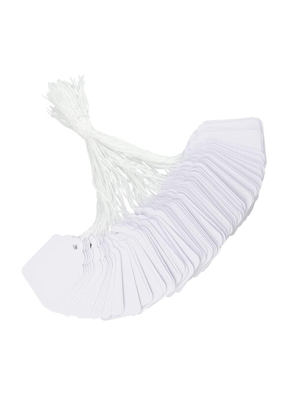 

Markq Gift Tags with Strings, 100 Pieces, White