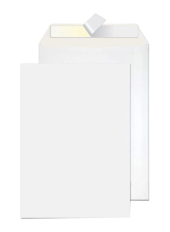 

Markq Self Sealing Mailing Envelope, 50 Pieces, 100 GSM, A4 Size, White