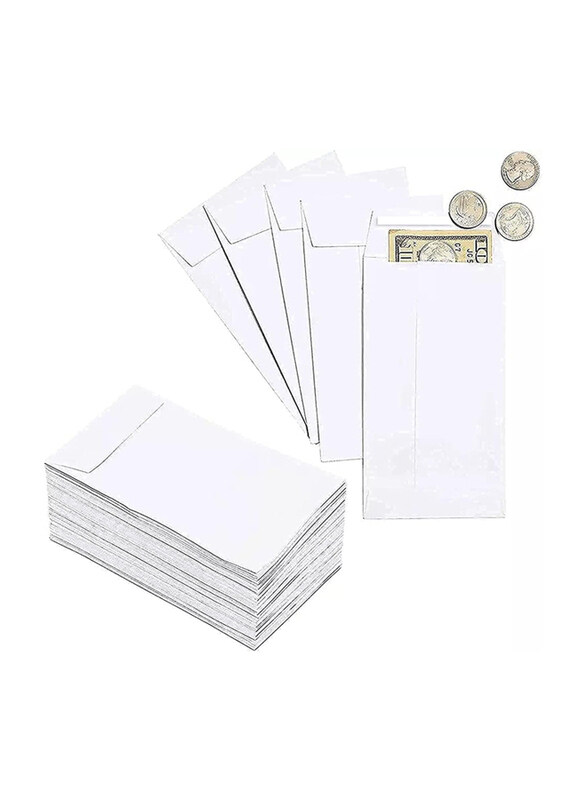 

Markq Kraft Self-Adhesive Seed Coin Envelopes, 50 Pieces, White