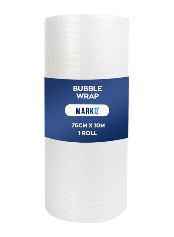 

Markq Bubble Wrap Roll, 75cm x 10m, White