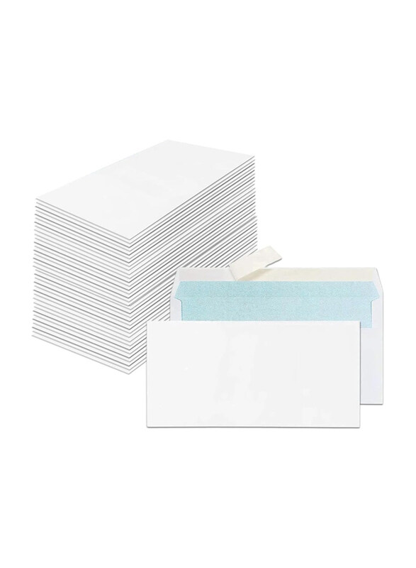 

Markq Peel & Seal Mailing Envelope, 500 Pieces, 80 GSM, White