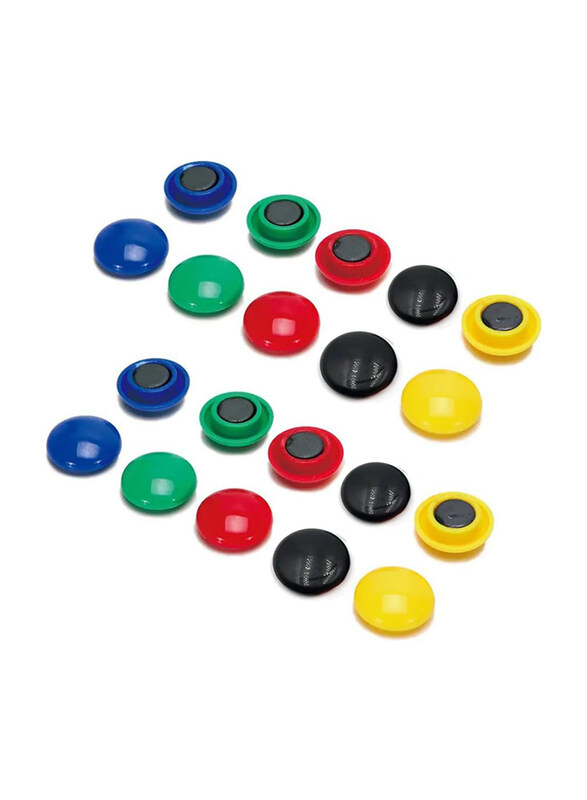 

MARKQ 40-Pieces Small Decorative Refrigerator Magnets, 3cm, Multicolour