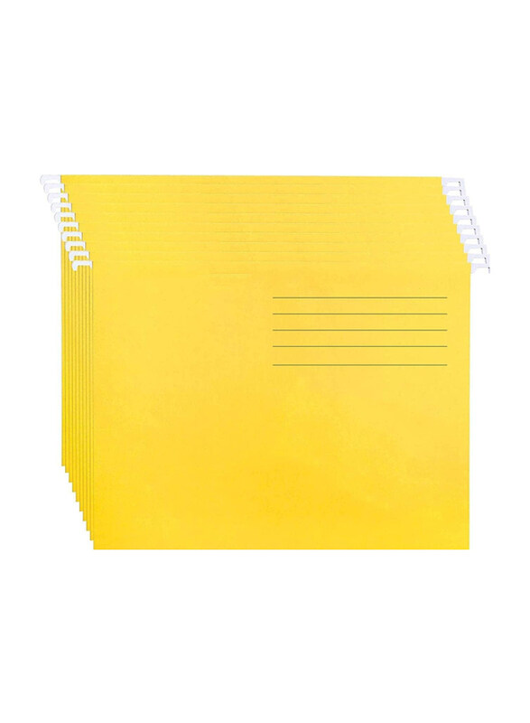 

Markq Hanging Suspension File Folders, 10 Piece, Yellow