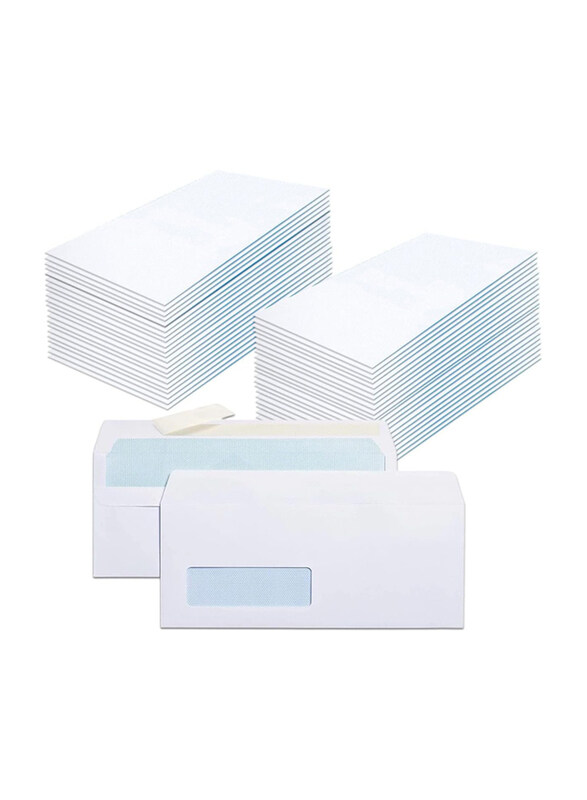 

Markq Peel & Seal Mailing Envelope, 500 Pieces, 80 GSM, White