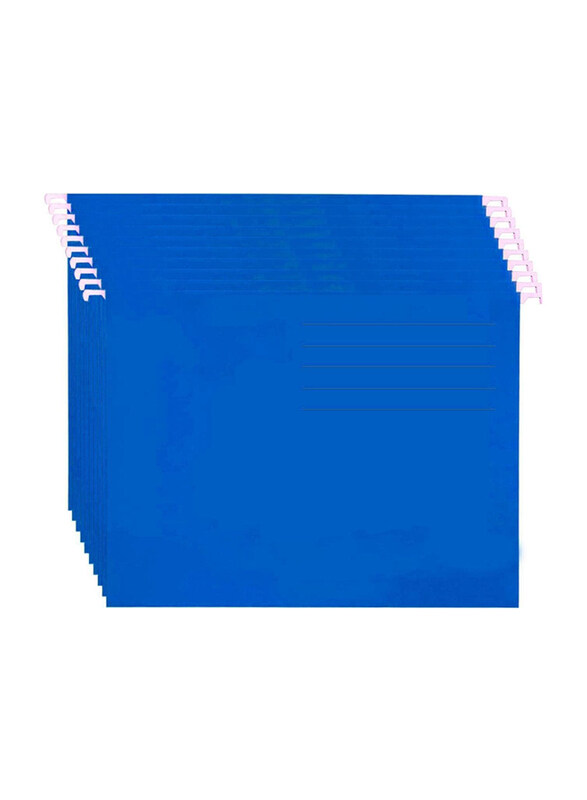 

Markq Hanging Suspension File Folders, 10 Piece, Blue