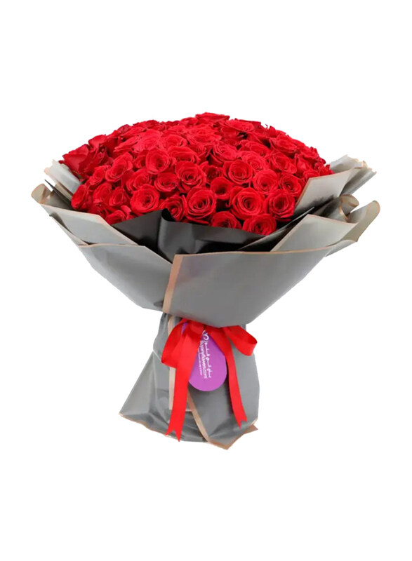 

Generic Love Story 101 Roses Bouquet, Red