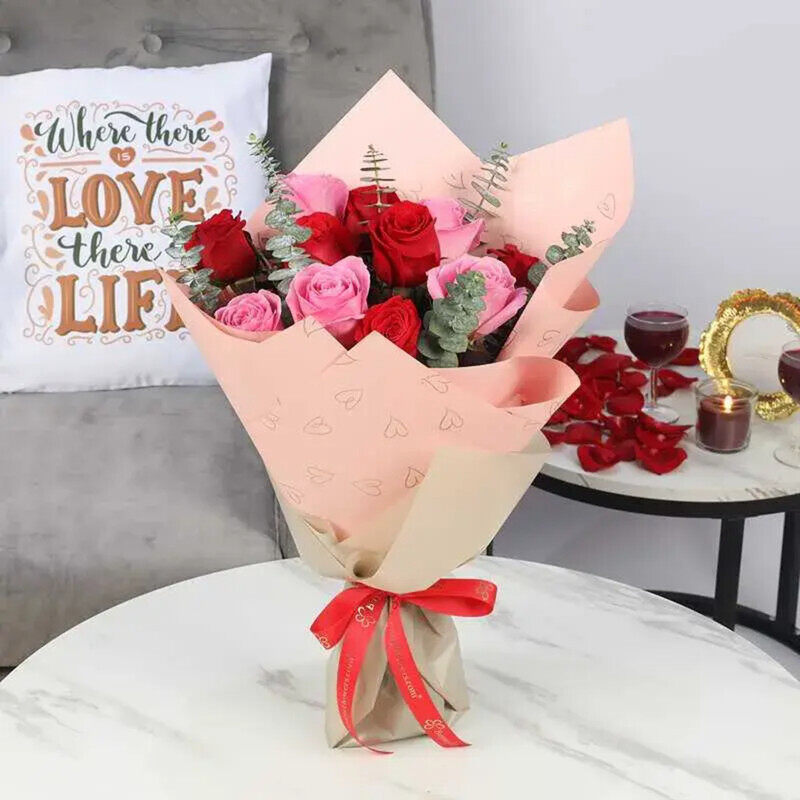 

Generic Cutie Pie 11 Roses Bouquet, Pink/Red