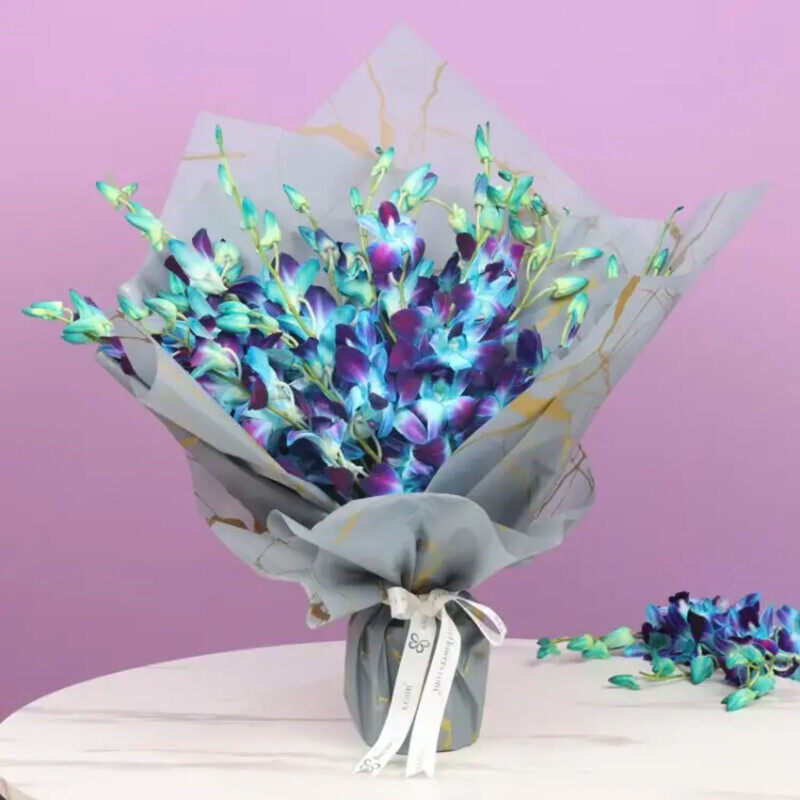 

Generic Twilight 15 Orchid Bouquet, Blue/Purple