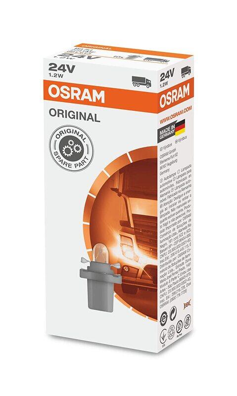 

Osram 2741MF 24v 1.2w - B8.5d - 10pcs/pack