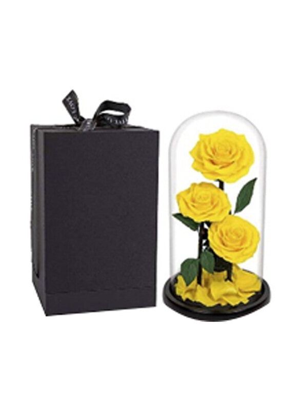 

Carmel Flowers Infinity Roses, 3 Pieces, Yellow
