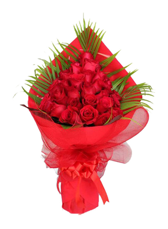 

Carmel Flowers Red Paradise Bouquet, Red