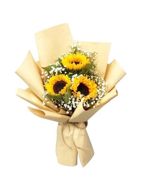 

Carmel Flowers 3 Sunflower with Gypso, Multicolour