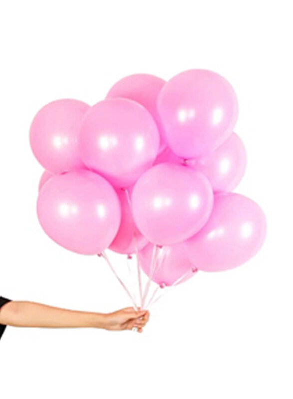

Carmel Flowers Latex Balloon, 12 Pieces, Pink