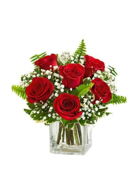 

Carmel Flowers Elite Red Glory Bouquet, Multicolour