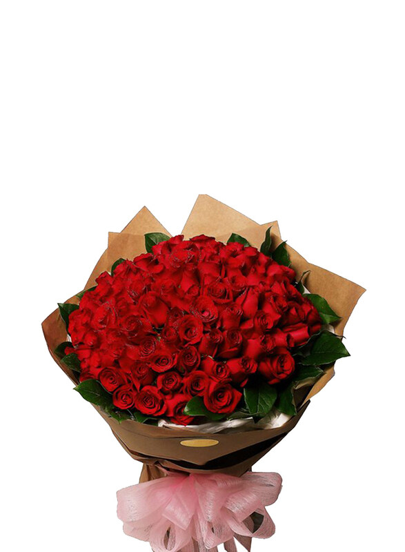 

Carmel Flowers Red Infinity Bunch, Red