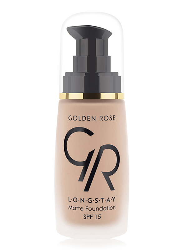 Golden Rose Longstay Liquid Matte Foundation, No. 07, Brown