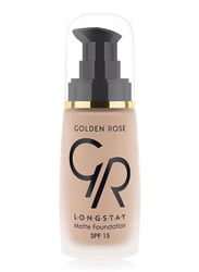 Golden Rose Longstay Liquid Matte Foundation, No. 07, Brown