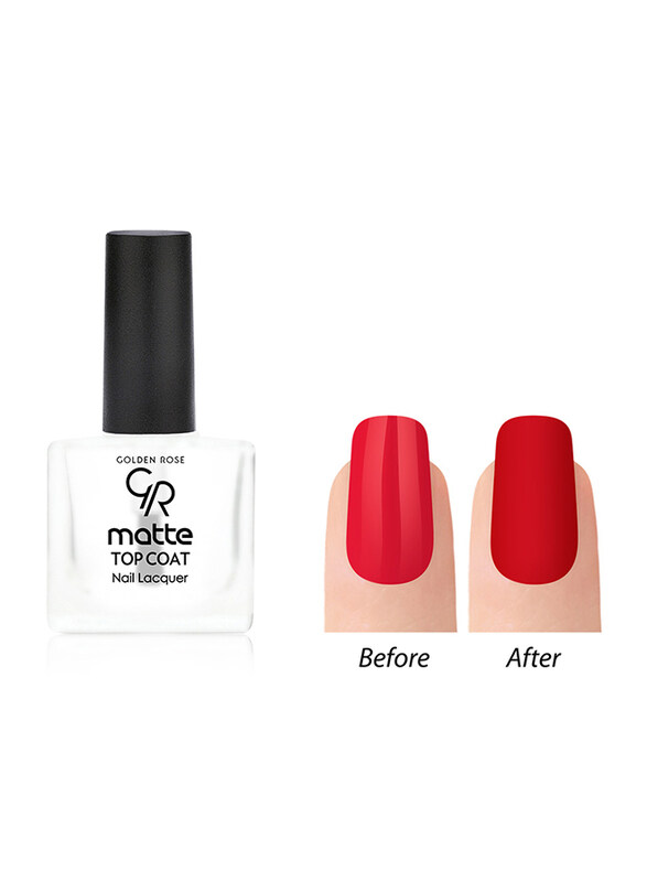 

Golden Rose Matte Top Coat Nail, Clear