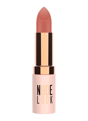 Golden Rose Nude Look Perfect Matte Lipstick, No. 02 Peachy Nude, Brown