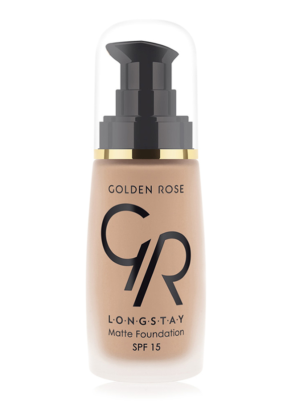 Golden Rose Longstay Liquid Matte Foundation, No. 09, Brown