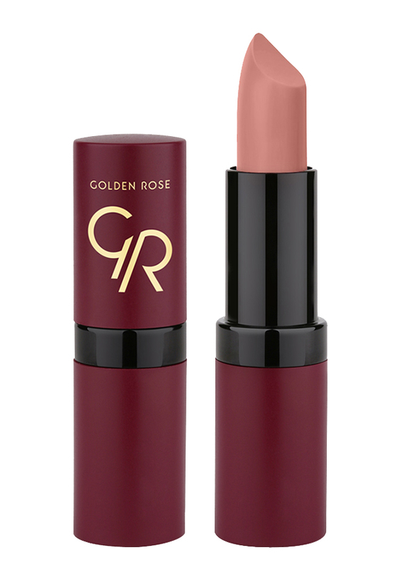 Golden Rose Velvet Matte Lipstick, No. 01, Pink