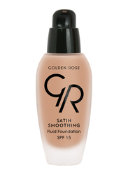 Golden Rose Satin Smoothing Fluid Foundation, No. 30, Beige