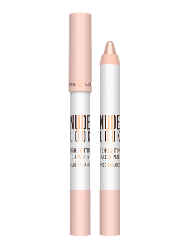 

Golden Rose Nude Look Highlighter Glow Pen, Nude Radiance, Beige