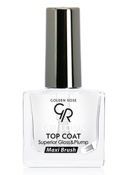 Golden Rose Gel Look Top Coat Nail Lacquer, Clear