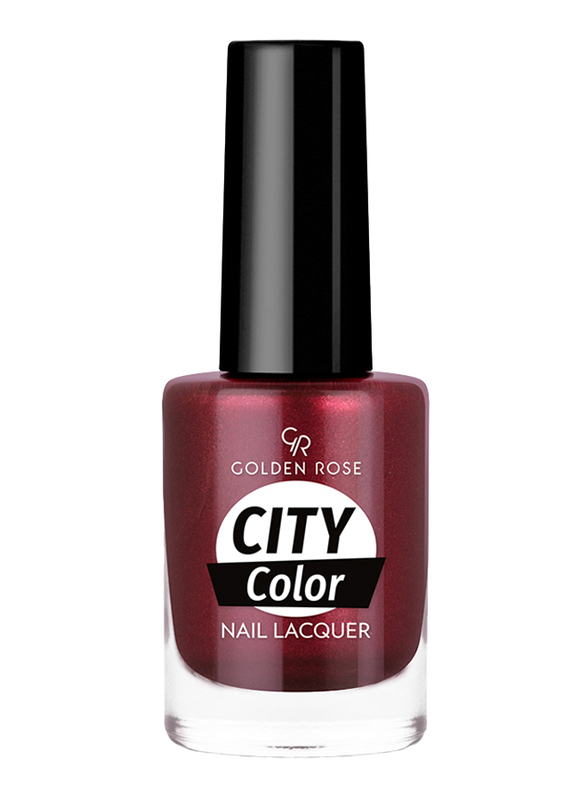 Golden Rose City Color Nail Lacquer, No. 57, Red