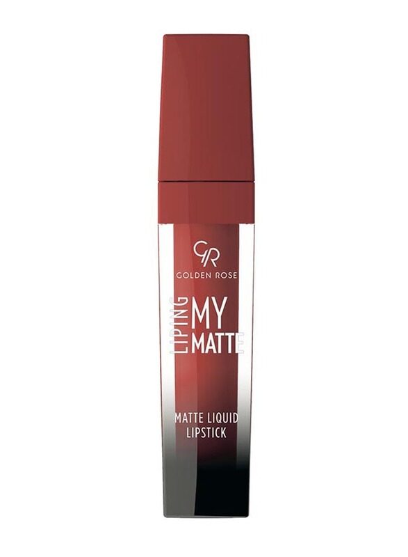 

Golden Rose Liping My Matte Liquid Lipstick No. 28 Brown, Brown