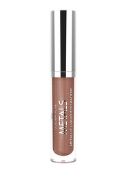 Golden Rose Metals Metallic Liquid Eyeshadow, 108 Copper Dust, Brown