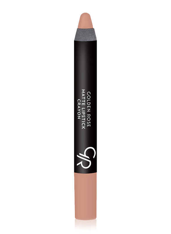 Golden Rose Matte Lipstick Crayon, No. 15, Beige