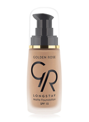 Golden Rose Longstay Liquid Matte Foundation, No. 12, Brown