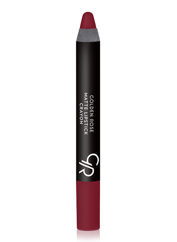 Golden Rose Matte Lipstick Crayon, No. 05, Red