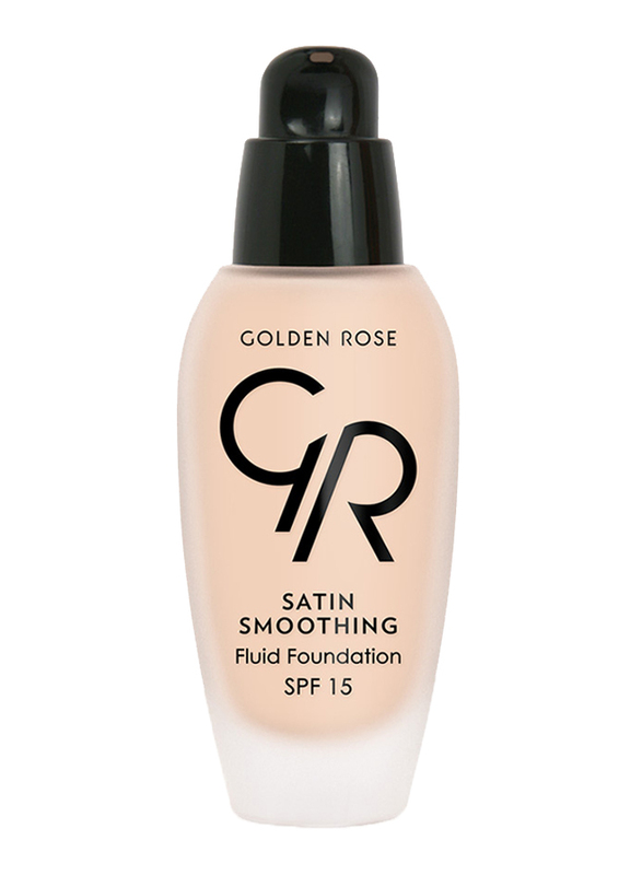 Golden Rose Satin Smoothing Fluid Foundation, No. 22, Beige