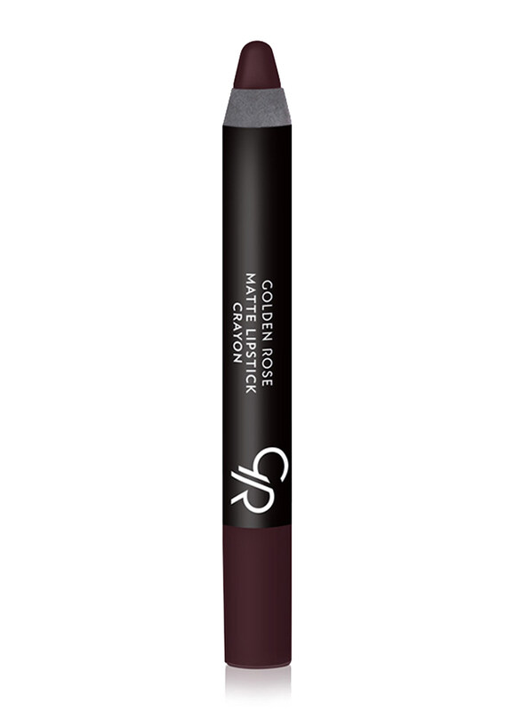 Golden Rose Matte Lipstick Crayon, No. 03, Brown