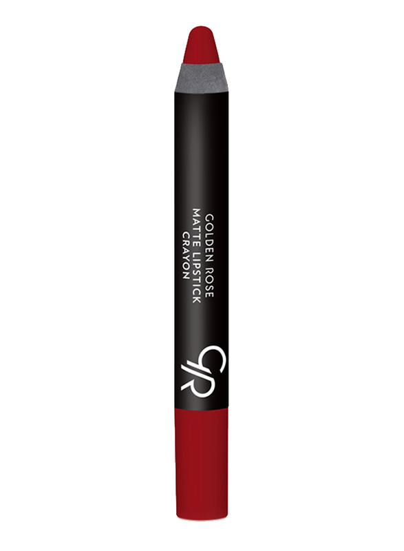 Golden Rose Matte Lipstick Crayon, No. 23, Red