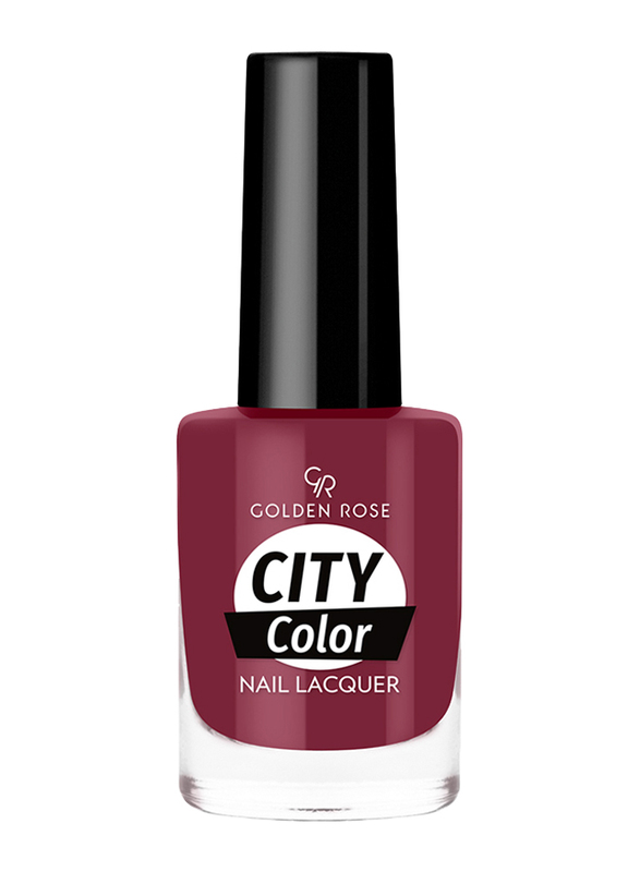 Golden Rose City Color Nail Lacquer, No. 45, Red