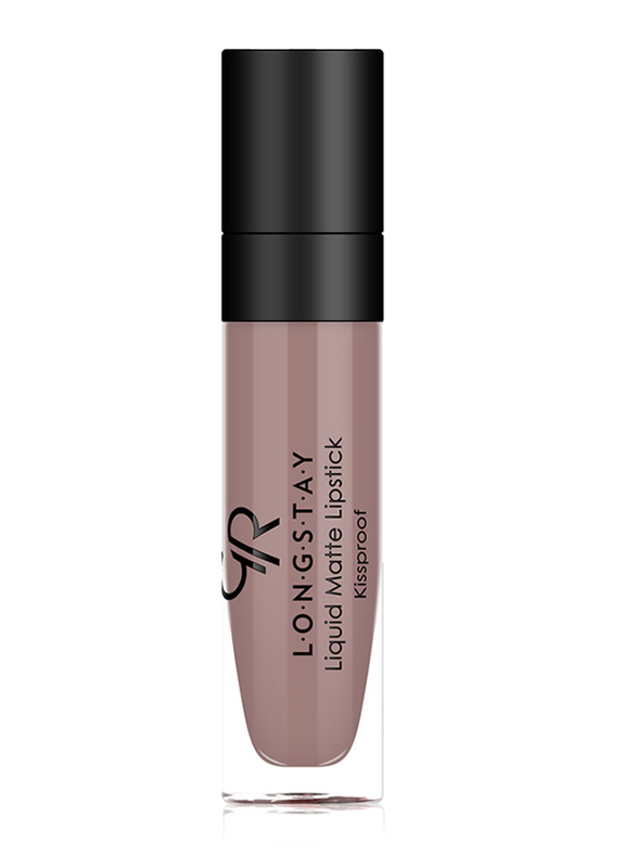 Golden Rose Longstay Liquid Matte Lipstick, No. 10, Brown