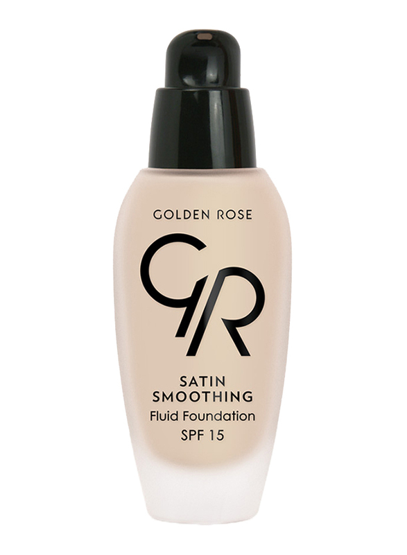 Golden Rose Satin Smoothing Fluid Foundation, No. 27, Beige