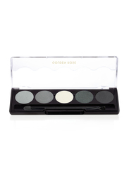 Golden Rose Professional Palette Eyeshadow, 104 Grey Line, Grey