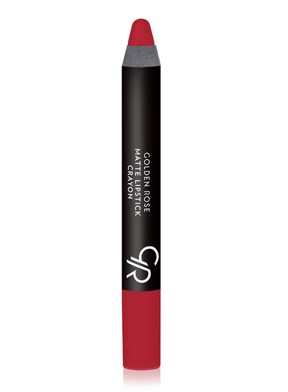 Golden Rose Matte Lipstick Crayon, No. 06, Red