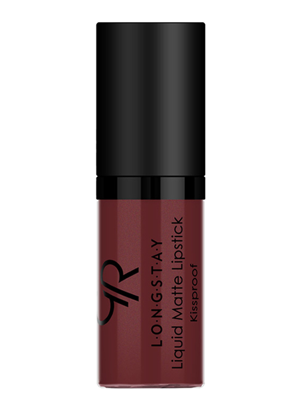 Golden Rose Longstay Liquid Matte Mini Lipstick, No. 12, Brown