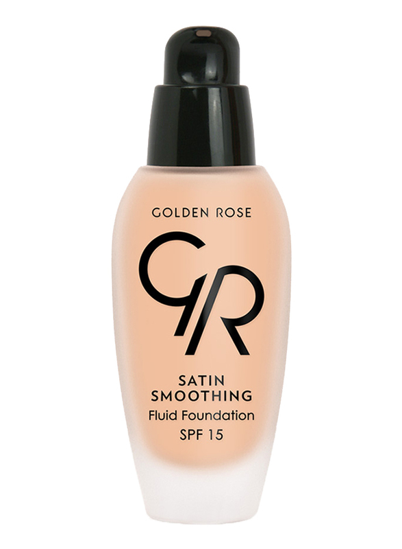 Golden Rose Satin Smoothing Fluid Foundation, No. 26, Beige