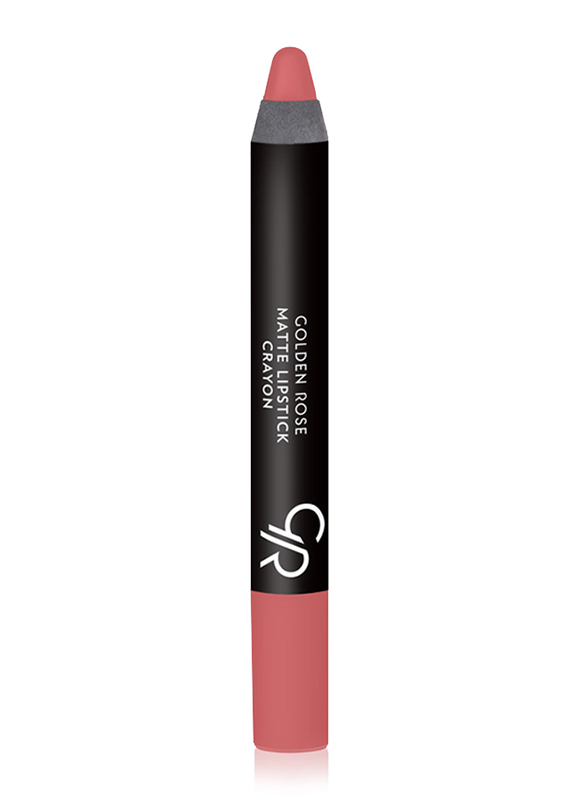 Golden Rose Matte Lipstick Crayon, No. 13, Pink