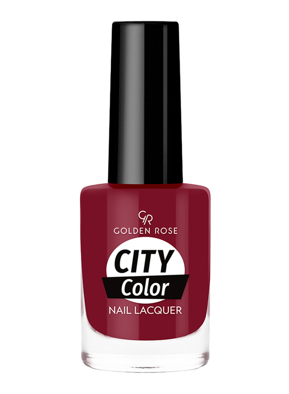 Golden Rose City Color Nail Lacquer, No. 46, Red