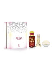 Ahmed Al Maghribi Perfumes 3-Piece Bidun Esam Gift Set for Women, Bidun Esam EDP, Bidun Esam Gel, Bidun Esam Oil